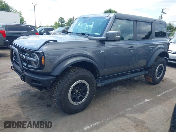 2024 Ford Bronco Outer Banks z VIN 1FMDE8BHXRLA40761, wystawiony jako IAAI lot #42704734 z przebiegiem 22 706 mil mil oraz . Historia ofert i sprzedaży dostępna na DreamBid. Obrazek 18.
