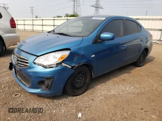 2018 Mitsubishi Mirage ES z VIN ML32F3FJ9JHF16326, wystawiony jako Copart lot #58594445 z przebiegiem 95 532 mil mil oraz Czysty tytuł • Clean title. Historia ofert i sprzedaży dostępna na DreamBid. Obrazek 1.