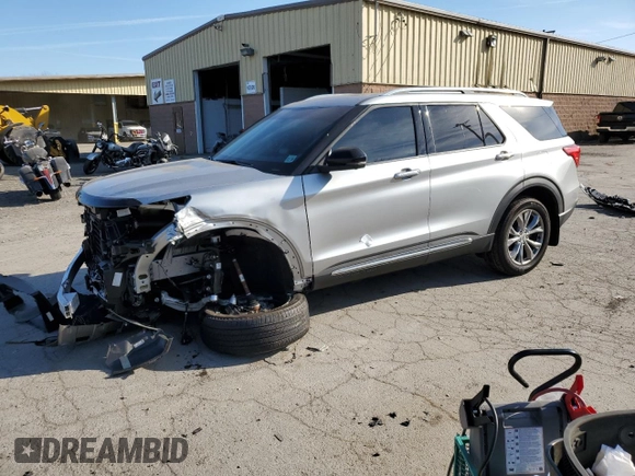 2023 Ford Explorer Limited with VIN 1FMSK8FH5PGB28987, listed as a Copart auction lot 76655474 with 10,996 mi miles and Salvage Title. Bid and sale history available at carsss.com. Image 1.