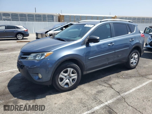 2014 Toyota RAV4 LE with VIN JTMZFREV0ED031618, listed as a Copart auction lot 63344265 with 154,336 mi miles and Salvage title. Bid and sale history available at DreamBid. Image 1.