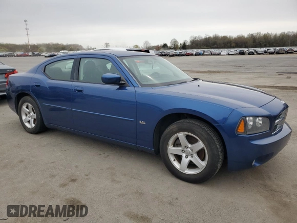 2010 Dodge Charger SXT with VIN 2B3CA3CV1AH128202, listed as a Copart auction lot 52318325 with 119,359 mi miles and Salvage Title. Bid and sale history available at carsss.com. Image 4.