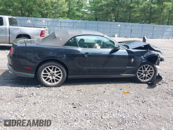2012 Ford Mustang V6 with VIN 1ZVBP8EM9C5220207, listed as a IAAI auction lot 42484243 with 93,037 mi miles and . Bid and sale history available at DreamBid. Image 13.