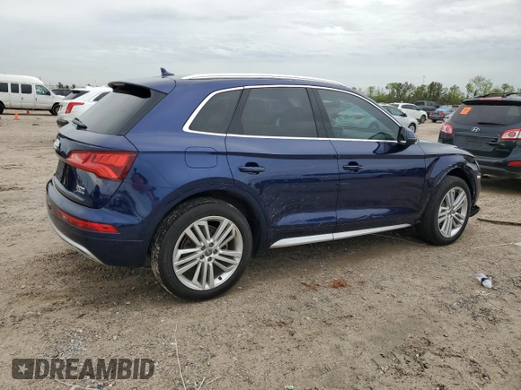 2018 Audi Q5 Premium Plus with VIN WA1BNAFY4J2147970, listed as a Copart auction lot 50932075 with 86,090 mi miles and Clean Title. Bid and sale history available at carsss.com. Image 3.