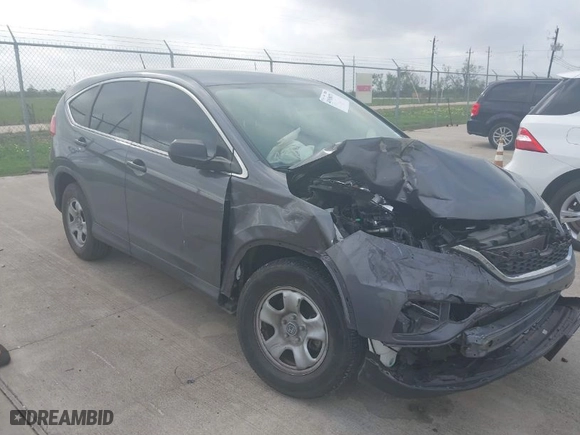 2015 Honda CR-V LX with VIN 3CZRM3H39FG713750, listed as a IAAI auction lot 41938871 with 53,141 mi miles. Bid and sale history available at carsss.com. Image 1.