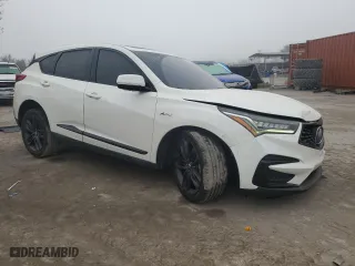 2019 Acura RDX w/A-Spec Pkg with VIN 5J8TC2H61KL021421, listed as a Copart auction lot 43527945 with 62,228 mi miles and Non Repairable. Bid and sale history available at carsss.com. Image 4.