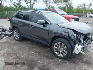 2021 Toyota RAV4 XLE Premium with VIN 2T3C1RFV0MC171416, listed as a IAAI auction lot 42425655 with 34,116 mi miles and . Bid and sale history available at DreamBid. Image 1.
