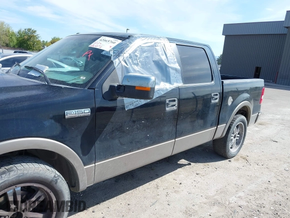 2006 Ford F-150 XLT with VIN 1FTPW12V26FB68613, listed as a IAAI auction lot 42065760 with 163,405 mi miles. Bid and sale history available at carsss.com. Image 6.