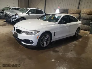 2015 BMW 4 Series 428i xDrive with VIN WBA4C9C54FD330551, listed as a Copart auction lot 43077755 with 112,902 mi miles and Clean Title. Bid and sale history available at carsss.com. Image 1.