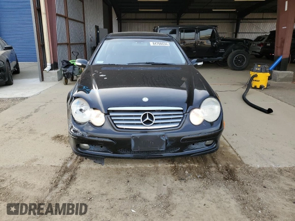 2002 Mercedes-Benz C 230/260/280/320 with VIN WDBRN47J92A317446, listed as a Copart auction lot 84766034 with 126,480 mi miles and Salvage Title. Bid and sale history available at DreamBid. Image 5.