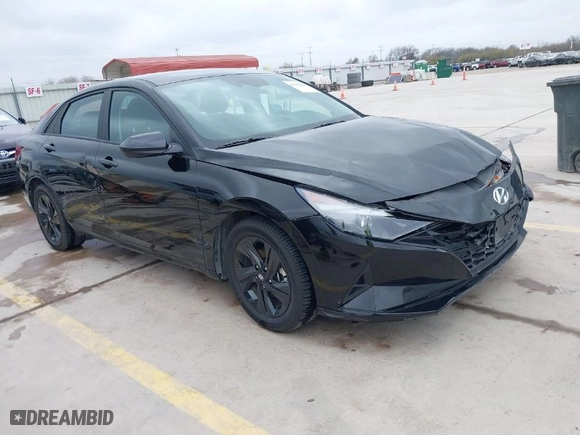 2023 Hyundai Elantra SEL with VIN KMHLM4AG0PU520797, listed as a IAAI auction lot 41681156 with 37,184 mi miles. Bid and sale history available at carsss.com. Image 1.