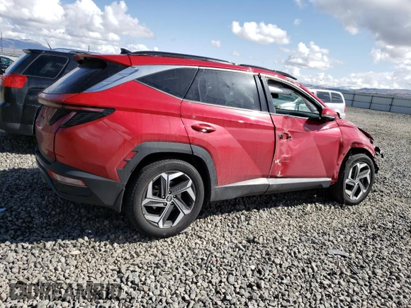2022 Hyundai Tucson Limited with VIN 5NMJECAE6NH111936, listed as a Copart auction lot 51534835 with 35,073 mi miles and Salvage Title. Bid and sale history available at carsss.com. Image 3.