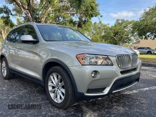 2013 BMW X3 xDrive28i with VIN 5UXWX9C57D0A26278, listed as a Copart auction lot 52040825 with 110,761 mi miles and Clean Title. Bid and sale history available at carsss.com. Image 1.