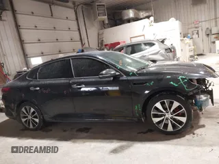 2016 Kia Optima SX Turbo with VIN 5XXGW4L27GG106780, listed as a IAAI auction lot 41586007 with 114,756 mi miles and . Bid and sale history available at carsss.com. Image 14.