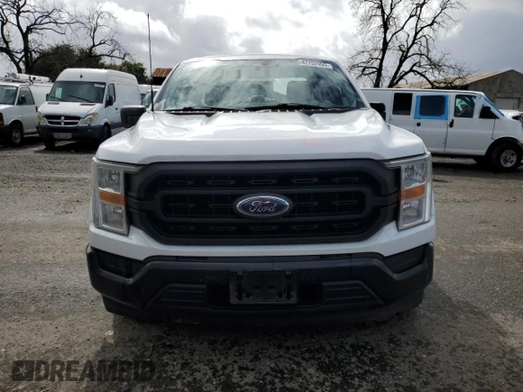 2022 Ford F-150 XL with VIN 1FTEX1CP0NKD24934, listed as a Copart auction lot 47757995 with 112,572 mi miles and Salvage title. Bid and sale history available at DreamBid. Image 5.