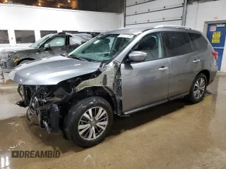 2020 Nissan Pathfinder SL with VIN 5N1DR2CN7LC579626, listed as a Copart auction lot 45477735 with 100,221 mi miles and Non Repairable. Bid and sale history available at carsss.com. Image 1.