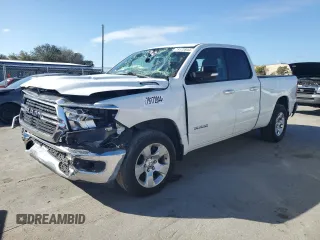 2020 Ram 1500 Big Horn with VIN 1C6RREBT2LN277507, listed as a Copart auction lot 79172844 with 99,218 mi miles and Clean Title. Bid and sale history available at carsss.com. Image 1.