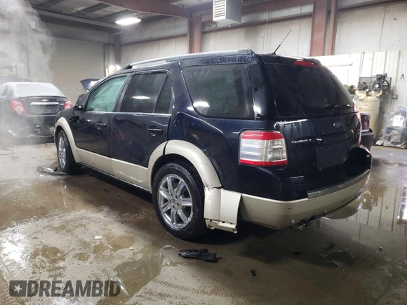 2008 Ford Taurus X Eddie Bauer с VIN 1FMDK08W78GA11984, выставлен на аукционе Copart как лот 46035825 с пробегом 166 487 миль миль и Списание • Salvage title. История ставок и продаж доступна на DreamBid. Изображение 2.