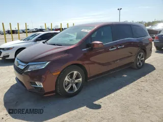 2018 Honda Odyssey Touring с VIN 5FNRL6H81JB011488, выставлен на аукционе Copart как лот 53847765 с пробегом 110 607 миль миль и Списание • Salvage title. История ставок и продаж доступна на DreamBid. Изображение 1.