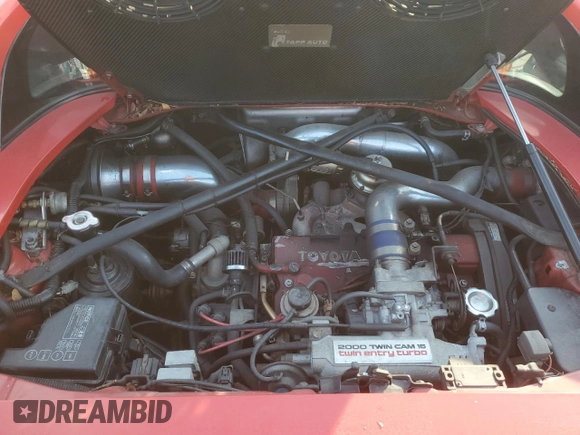 1993 Toyota MR2 z VIN JT2SW22P2P0063195, wystawiony jako Copart lot #68921224 z przebiegiem 155 528 mil mil oraz Czysty tytuł • Clean title. Historia ofert i sprzedaży dostępna na DreamBid. Obrazek 11.