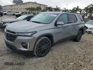 2023 Chevrolet Traverse RS with VIN 1GNERJKW7PJ228236, listed as a Copart auction lot 88091645 with 17,256 mi miles and Salvage Title. Bid and sale history available at carsss.com. Image 1.