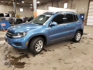 2017 Volkswagen Tiguan S z VIN WVGBV7AX4HK039281, wystawiony jako Copart lot #88013955 z przebiegiem 88 878 mil mil oraz Szkoda całkowita • Salvage title. Historia ofert i sprzedaży dostępna na DreamBid. Obrazek 1.