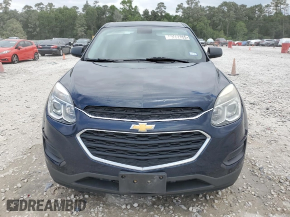 2017 Chevrolet Equinox LS with VIN 2GNALBEK0H1538268, listed as a Copart auction lot 53092755 with 137,317 mi miles and Salvage Title. Bid and sale history available at carsss.com. Image 5.