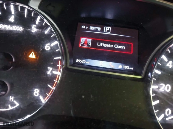 2018 Nissan Pathfinder S with VIN 5N1DR2MM6JC603823, listed as a IAAI auction lot 41656175 with 89,572 mi miles. Bid and sale history available at carsss.com. Image 16.