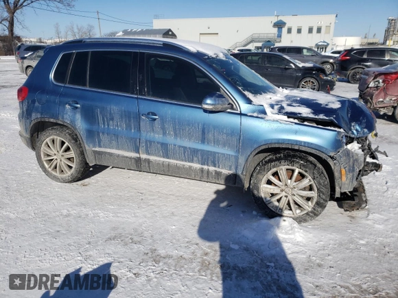 2017 Volkswagen Tiguan with VIN WVGMV7AX8HK022976, listed as a Copart auction lot 43806905 with 145,173 mi miles and Salvage title. Bid and sale history available at DreamBid. Image 4.
