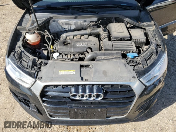 2018 Audi Q3 Premium with VIN WA1ECCFS0JR017413, listed as a Copart auction lot 62832335 with 112,795 mi miles and Salvage title. Bid and sale history available at DreamBid. Image 12.