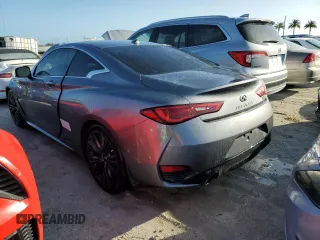 2020 Infiniti Q60 Luxe with VIN JN1EV7EK4LM340553, listed as a Copart auction lot 74669424 with Not Provided miles and Non Repairable. Bid and sale history available at carsss.com. Image 2.