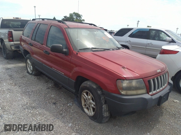 2004 Jeep Grand Cherokee Laredo with VIN 1J4GW48SX4C160475, listed as a IAAI auction lot 36500183 with 189,047 mi miles and . Bid and sale history available at DreamBid. Image 1.