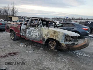 1995 Ford F-150 with VIN 1FTEX15HXSKA55486, listed as a Copart auction lot 41865655 with 0 mi miles and Salvage Title. Bid and sale history available at carsss.com. Image 4.