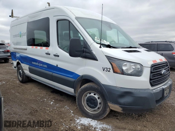 2016 Ford Transit XL with VIN 1FBAX2CM1GKB24727, listed as a Copart auction lot 84914324 with 189,970 mi miles and Salvage Title. Bid and sale history available at DreamBid. Image 4.