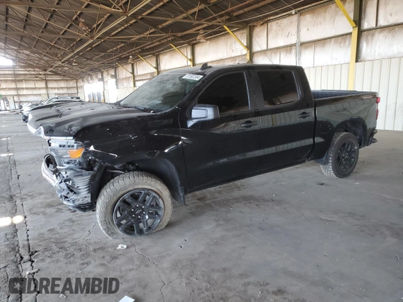 2024 Chevrolet Silverado 1500 Custom Trail Boss with VIN 3GCPDCEKXRG235366, listed as a Copart auction lot 81502384 with 15,855 mi miles and Salvage Title. Bid and sale history available at carsss.com. Image 1.