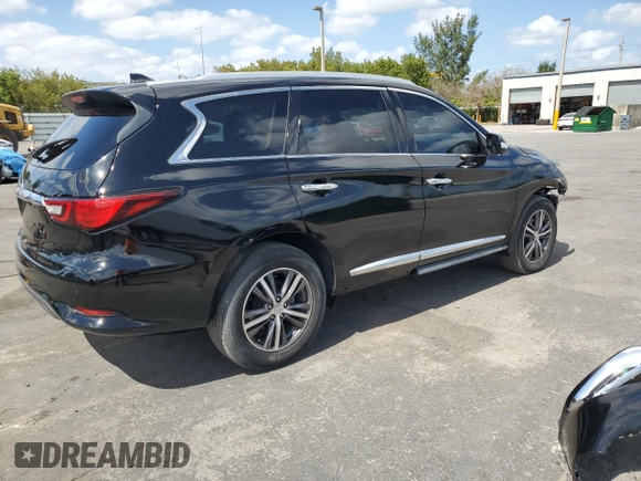 2019 Infiniti QX60 Pure with VIN 5N1DL0MN9KC560398, listed as a Copart auction lot 55352435 with 31,868 mi miles and Clean title. Bid and sale history available at DreamBid. Image 3.