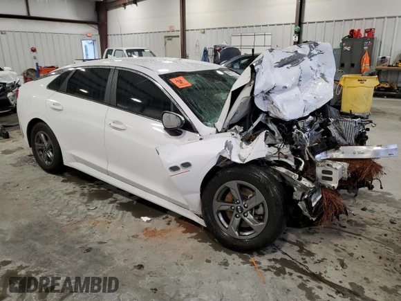 2021 Kia K5 LXS with VIN 5XXG14J23MG044968, listed as a Copart auction lot 46078135 with 0 mi miles and Salvage Title. Bid and sale history available at carsss.com. Image 4.