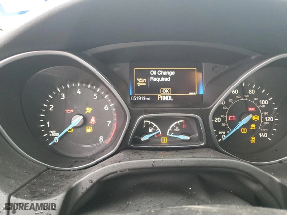 2018 Ford Focus SE with VIN 1FADP3F22JL207518, listed as a Copart auction lot 43001325 with 51,919 mi miles and Clean Title. Bid and sale history available at carsss.com. Image 9.