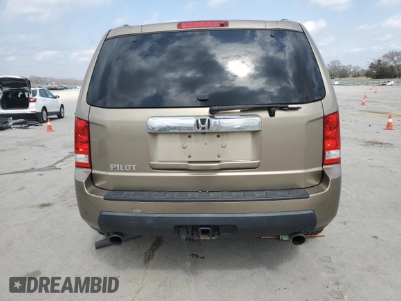 2011 Honda Pilot EX-L with VIN 5FNYF3H6XBB009644, listed as a Copart auction lot 49260375 with 252,049 mi miles and Clean Title. Bid and sale history available at carsss.com. Image 6.