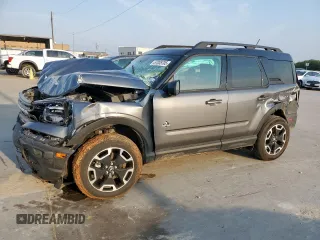2024 Ford Bronco Sport Outer Banks z VIN 3FMCR9C65RRF13387, wystawiony jako Copart lot #57035705 z przebiegiem 5 488 mil mil oraz Szkoda całkowita • Salvage title. Historia ofert i sprzedaży dostępna na DreamBid. Obrazek 1.