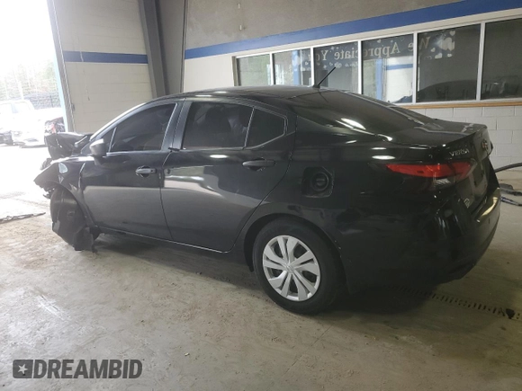 2021 Nissan Versa S with VIN 3N1CN8DV3ML897281, listed as a Copart auction lot 49673715 with 58,383 mi miles and Salvage Title. Bid and sale history available at carsss.com. Image 2.