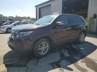 2015 Kia Sorento LX with VIN 5XYKTCA61FG640919, listed as a Copart auction lot 64462135 with 130,217 mi miles and Salvage title. Bid and sale history available at DreamBid. Image 1.