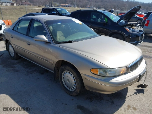 1998 Buick Century Custom with VIN 2G4WS52M1W1519455, listed as a IAAI auction lot 41753177 with 71,280 mi miles. Bid and sale history available at carsss.com. Image 1.