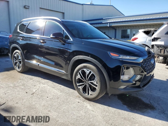 2019 Hyundai Santa Fe Ultimate with VIN 5NMS53AA3KH129405, listed as a Copart auction lot 88552505 with 21,328 mi miles and Salvage Title. Bid and sale history available at carsss.com. Image 4.