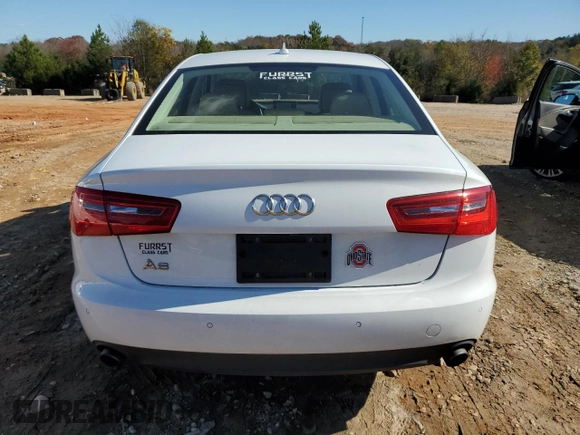 2014 Audi A6 Premium Plus with VIN WAUDFAFC2EN036206, listed as a Copart auction lot 81627124 with 96,669 mi miles and Salvage title. Bid and sale history available at DreamBid. Image 6.