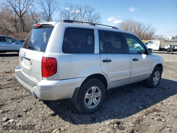 2004 Honda Pilot EX with VIN 2HKYF18514H503665, listed as a Copart auction lot 46651875 with 166,751 mi miles and Clean Title. Bid and sale history available at carsss.com. Image 3.