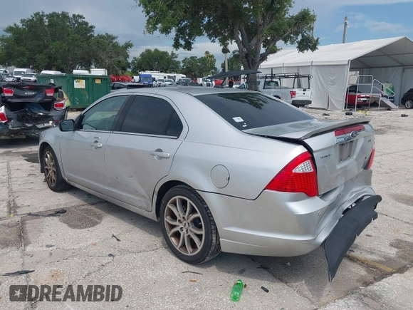 2012 Ford Fusion SEL with VIN 3FAHP0JA9CR377894, listed as a IAAI auction lot 42564367 with 166,540 mi miles and . Bid and sale history available at DreamBid. Image 3.