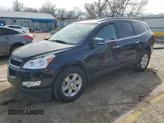 2011 Chevrolet Traverse 1LT z VIN 1GNKRGED8BJ412206, wystawiony jako Copart lot #49068465 z przebiegiem 131 647 mil mil oraz Szkoda całkowita • Salvage title. Historia ofert i sprzedaży dostępna na DreamBid. Obrazek 1.