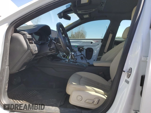 2017 Audi A4 Season of Audi ultra Premium with VIN WAUKMAF47HN058311, listed as a Copart auction lot 49705945 with 59,299 mi miles and Salvage Title. Bid and sale history available at carsss.com. Image 7.