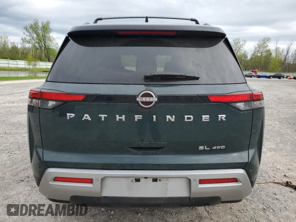 2024 Nissan Pathfinder SL with VIN 5N1DR3CC7RC220127, listed as a Copart auction lot 56792655 with 21,544 mi miles and Salvage title. Bid and sale history available at DreamBid. Image 6.