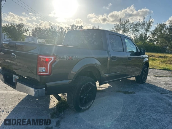 2017 Ford F-150 XL with VIN 1FTEW1EF7HFB82294, listed as a Copart auction lot 49510505 with 149,255 mi miles and Clean Title. Bid and sale history available at carsss.com. Image 4.